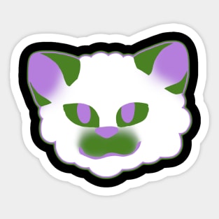 Genderqueer pride cat Sticker